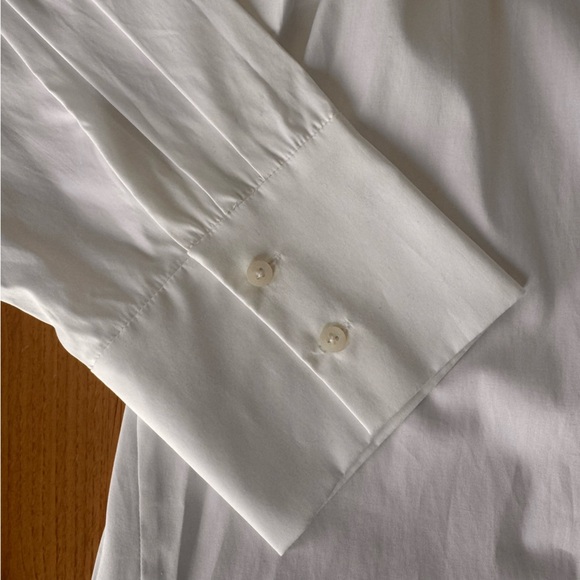 NWT M.M. LaFleur The Larsen Shirt White Button Down Plus Size 2X - Picture 6 of 14